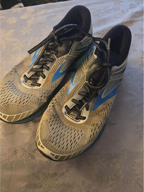 Brooks Shoes - Brooks Ghost 11 Women's Running Shoes Size 9.5 Grey Blue